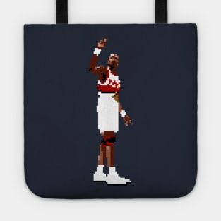 Dikembe Mutombo Hawks Pixel Deny Tote