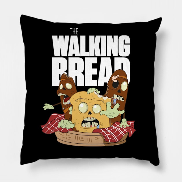 The walking bread Pillow by Triluen