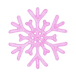 Snowflake (pink) T-Shirt