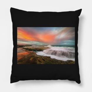 Dramatic sunset Pillow