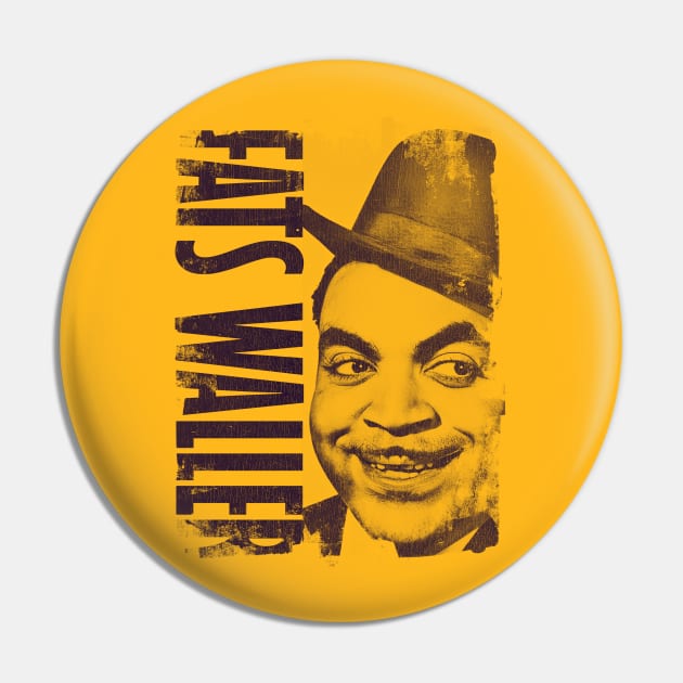 Fats Waller Vintage Navy Pin by ROYFRESHN DRAW