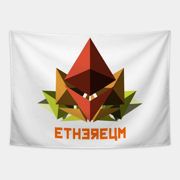 Ethereum Tree Tapestry by CryptoTextile