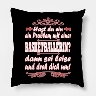 Basketball Korb Werfen Sport Team Geschenk Pillow