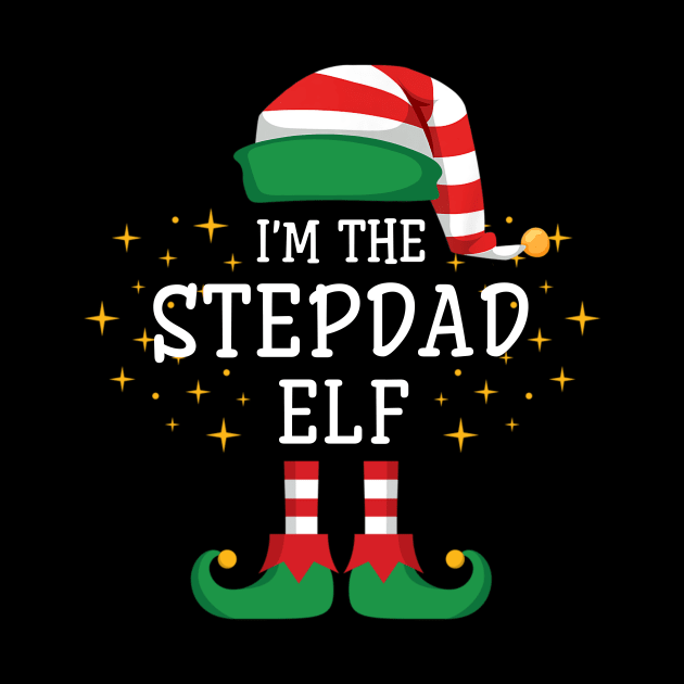 I'm The Stepdad Elf Matching Family Christmas Pajama by Damsin