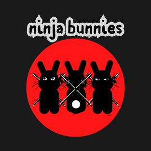 Ninja Bunnies-cute bunnies T-Shirt