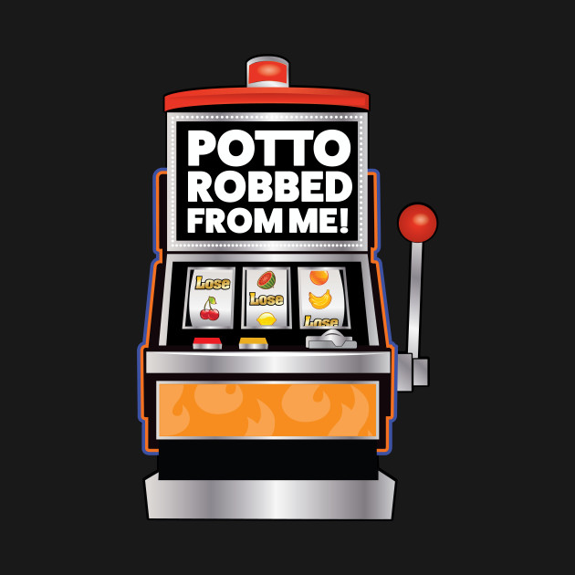 Discover Potto Robbed From Me Too - Indian Casino - T-Shirt