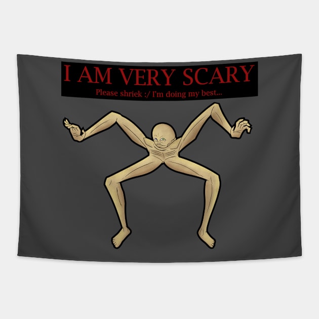 VERY SCARY Tapestry by CacklingPumpkins