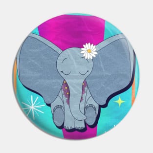 Elaine Elephant Pin