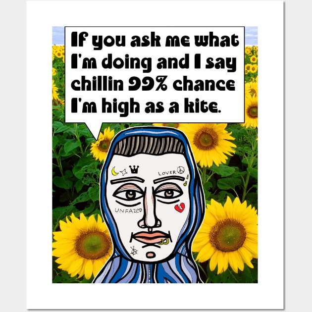 "If you ask me what I'm doing" Wall Art by The BuddaKats