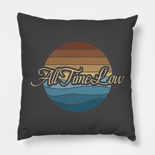 All Time Low Retro Waves Pillow