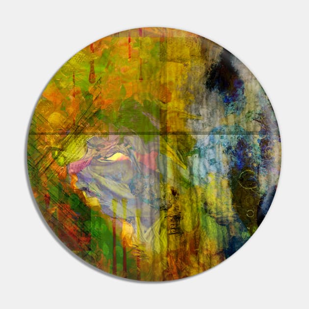 Abstract Modern Painting Pin by rolffimages