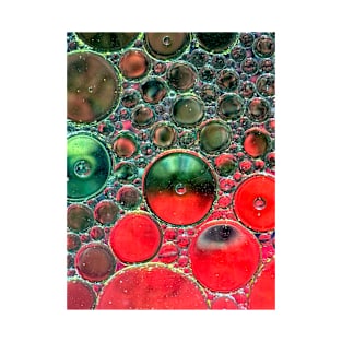 Bubbles Red and Green T-Shirt