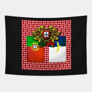 Portuguese Azorean flags Tapestry