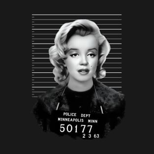 Marilyn monroe mugshot cartoon T-Shirt