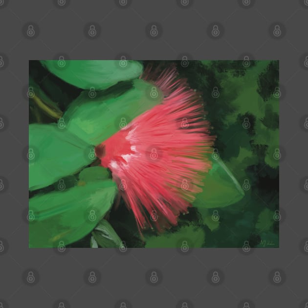 ‘Ōhi’a Lehua flower - digital painting by NadJac