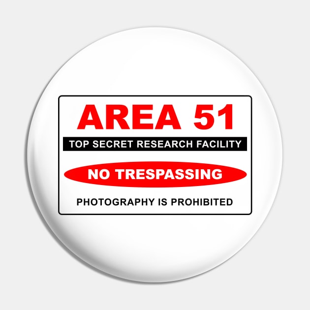 AREA 51 SECRET Pin by roswellboutique