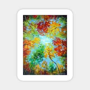 Autumn trees Magnet