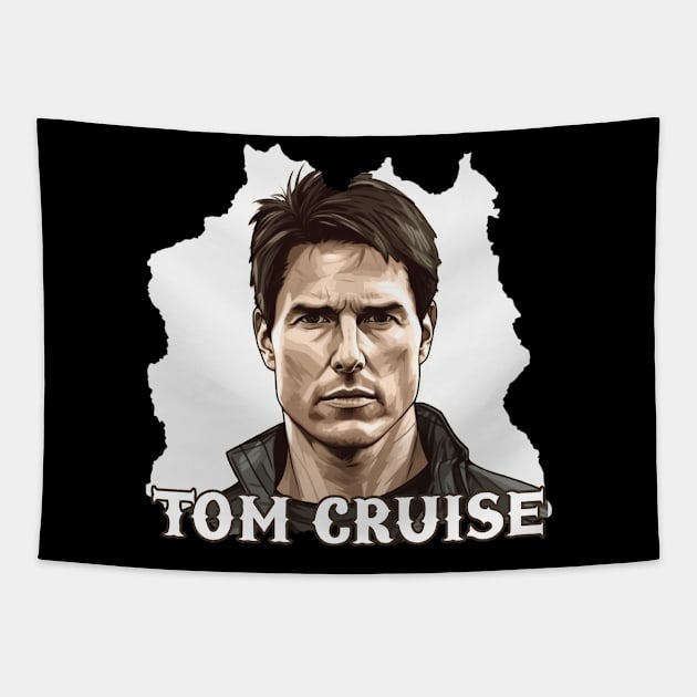 Tom Cruise Tapestry by Pixy Official