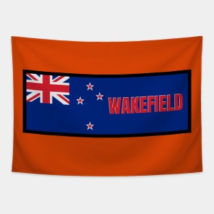 Wakefield City in New Zealand Flag Tapestry