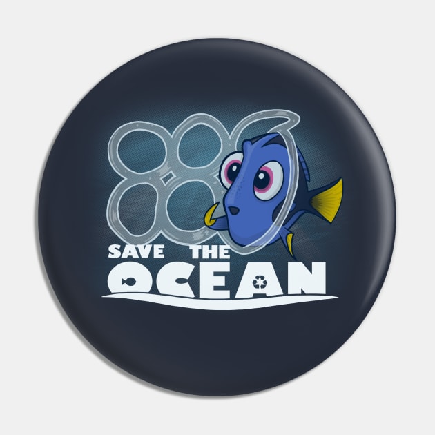 Save The Ocean Pin by IdeasConPatatas