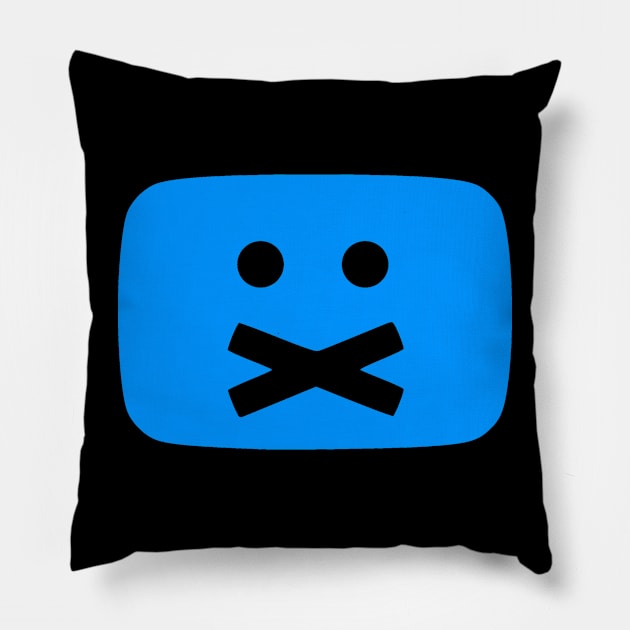 Censorship Pillow by TeeNoir