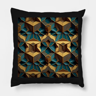 Geometric Repeating Pattern Pillow