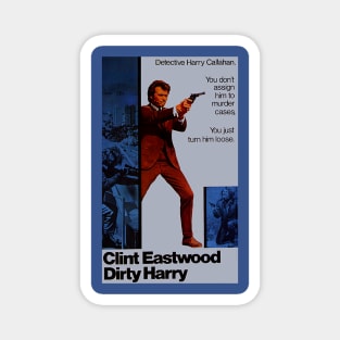 Classic Clint Eastwood Movie Poster - Dirty Harry Magnet