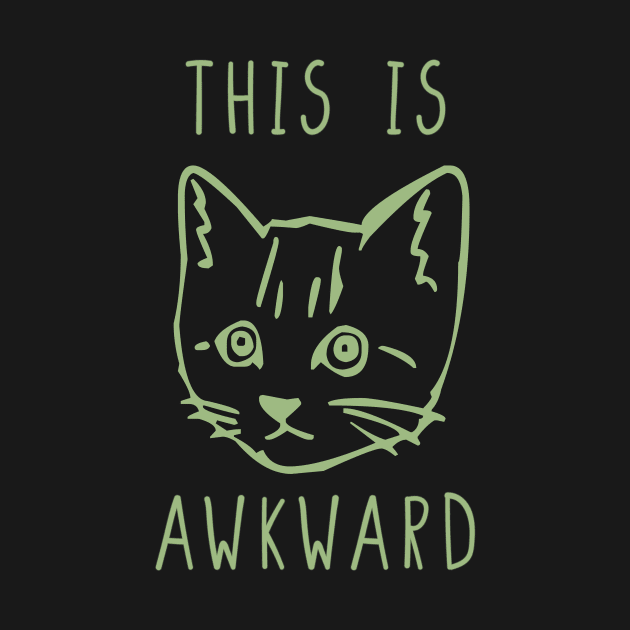 Sage Awkward Cat by Masheen