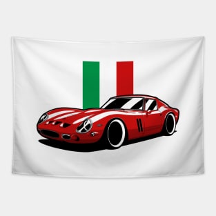 Red 250 GTO Italian Legend Tapestry