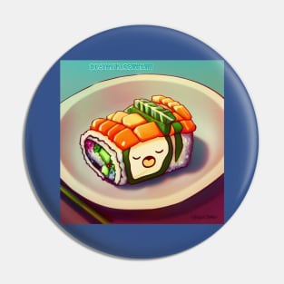 Kawaii Anime Sushi Pin