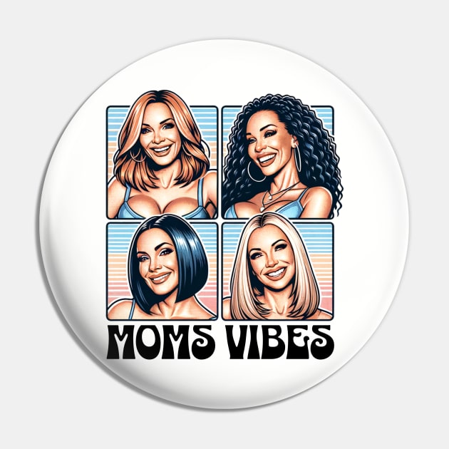 Vintage 90s Moms Vibes TV Mom I Have Two Title Mom and Nana Pin by SOUDESIGN_vibe