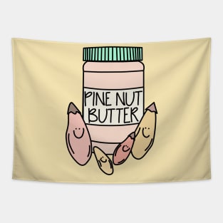 Pine, nut, butter, pink Tapestry