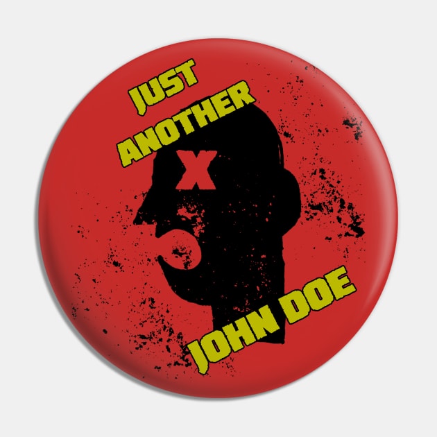 "Just Another John Doe" Yellow Variant Pin by FlippyFloppy