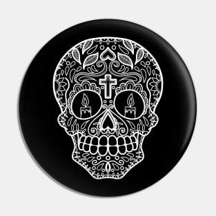 HomeSchoolTattoo Sugarskull Pin