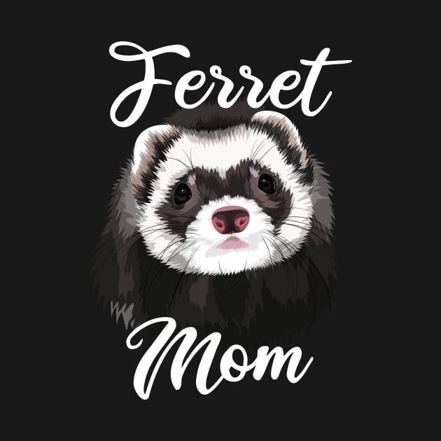 Ferret Mom Pretty Sable Ferret by CeeGunn