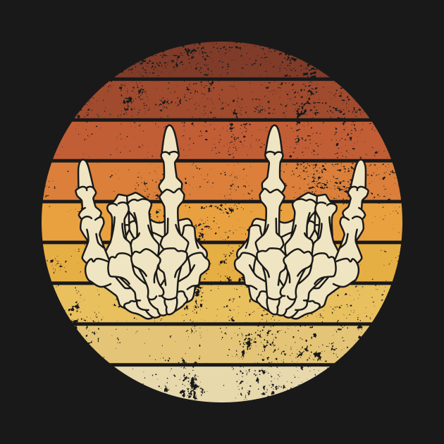 Rock On Skeleton by ChicGraphix