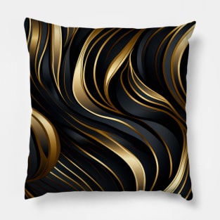 Golden Lattice: Luxurious Linearity in Gold Pillow