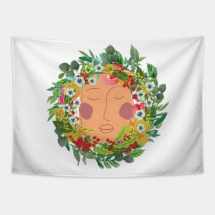 Midsommar Queen Tapestry