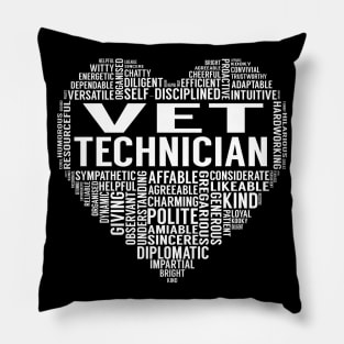 Vet Technician Heart Pillow