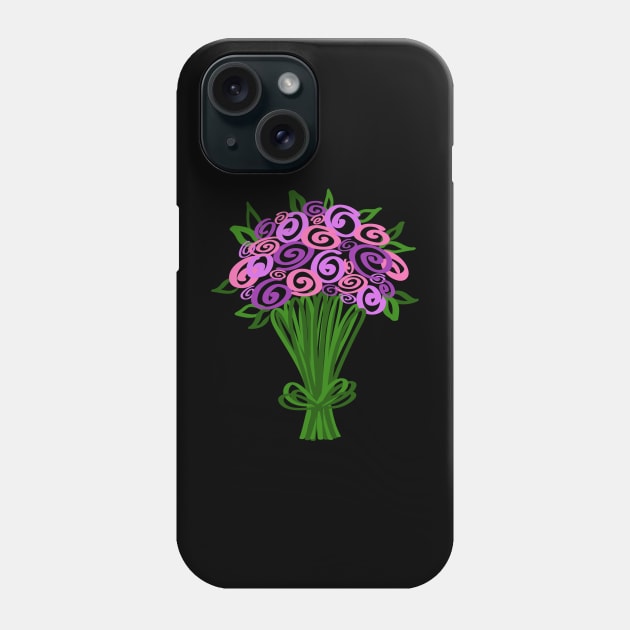 Flower Bouquet Phone Case by Introvert Home 