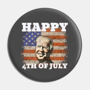 4th of July Shirts Biden Happy 4th of July Pin