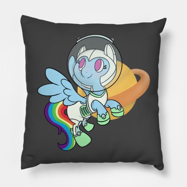 Space Dash Pillow by AmyNewBlue