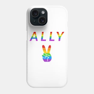 LGBT+ Ally Rainbow Phone Case