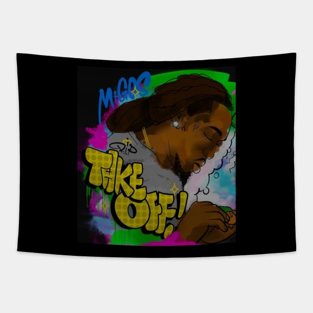 Classic Takeoff Tapestry by Miyster