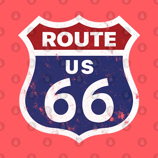 Route 66 Rustic Sign by SmudgeWorx