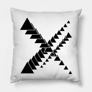 triangles composition Pillow