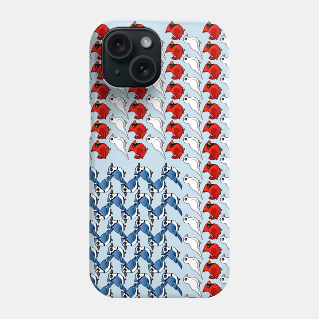 U.S. Flag of Birds Phone Case by birdorable