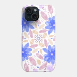 Purple floral garden Phone Case