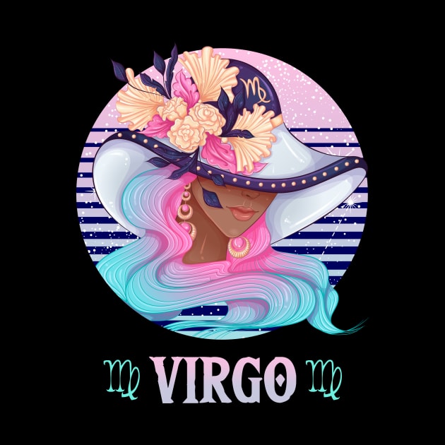 Retro Virgo Zodiac by NatalitaJK
