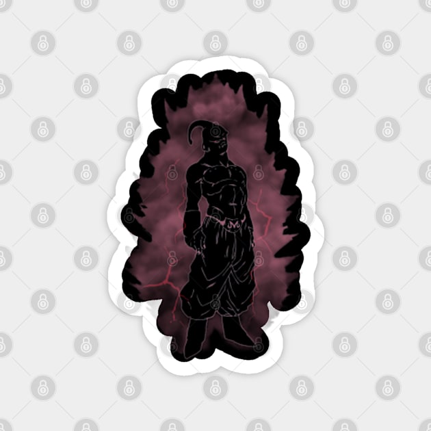 super buu silhouette Magnet by StoreEpic